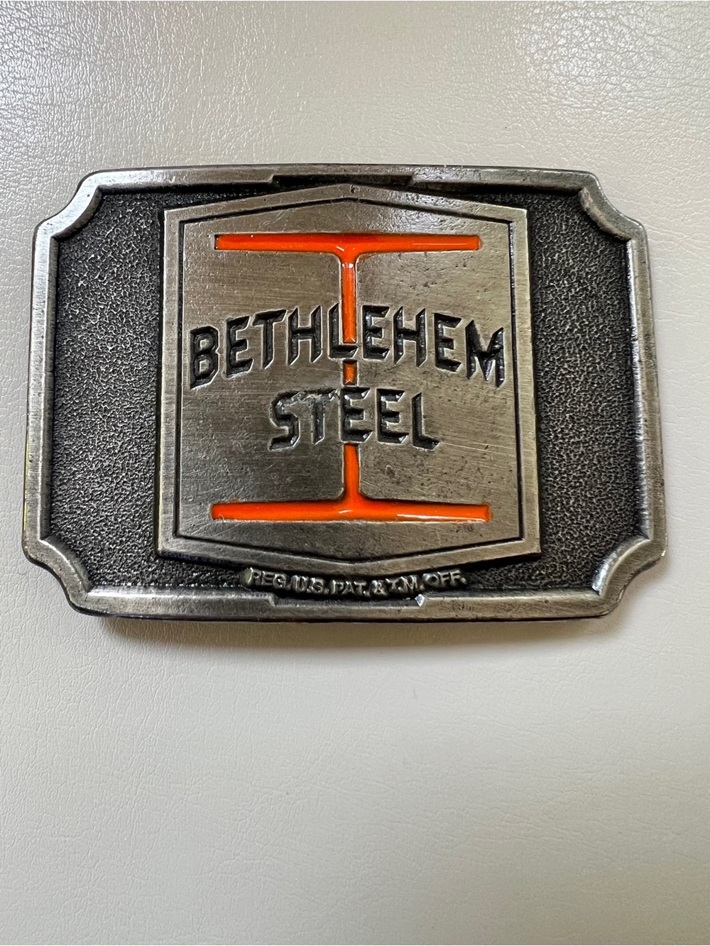 RARE Vintage Bethlehem Steel Belt Buckle!